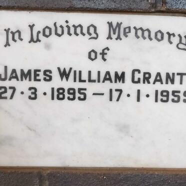 GRANT James William 1895-1959