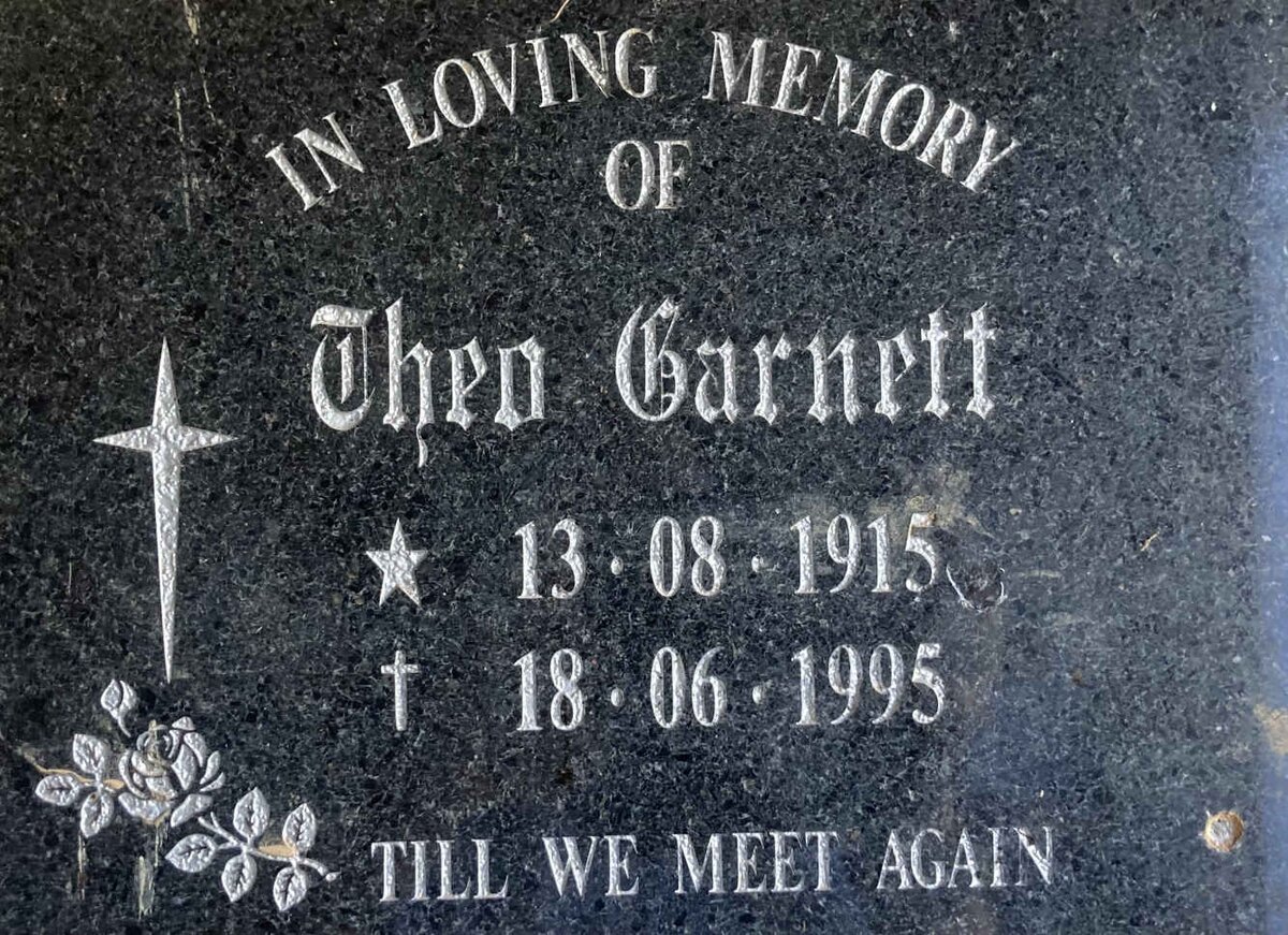 GARNETT Theo 1915-1995