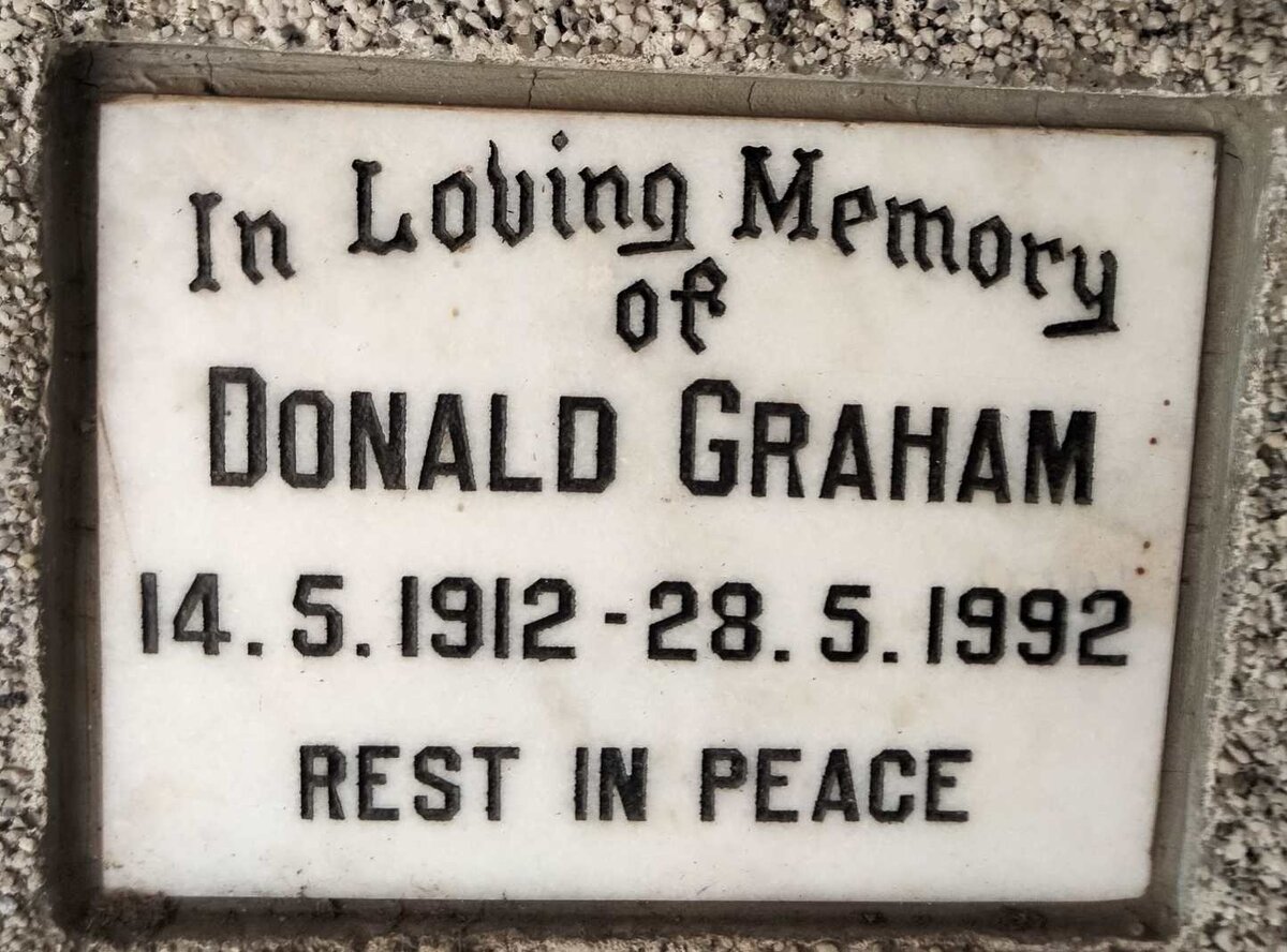 GRAHAM Donald 1912-1992
