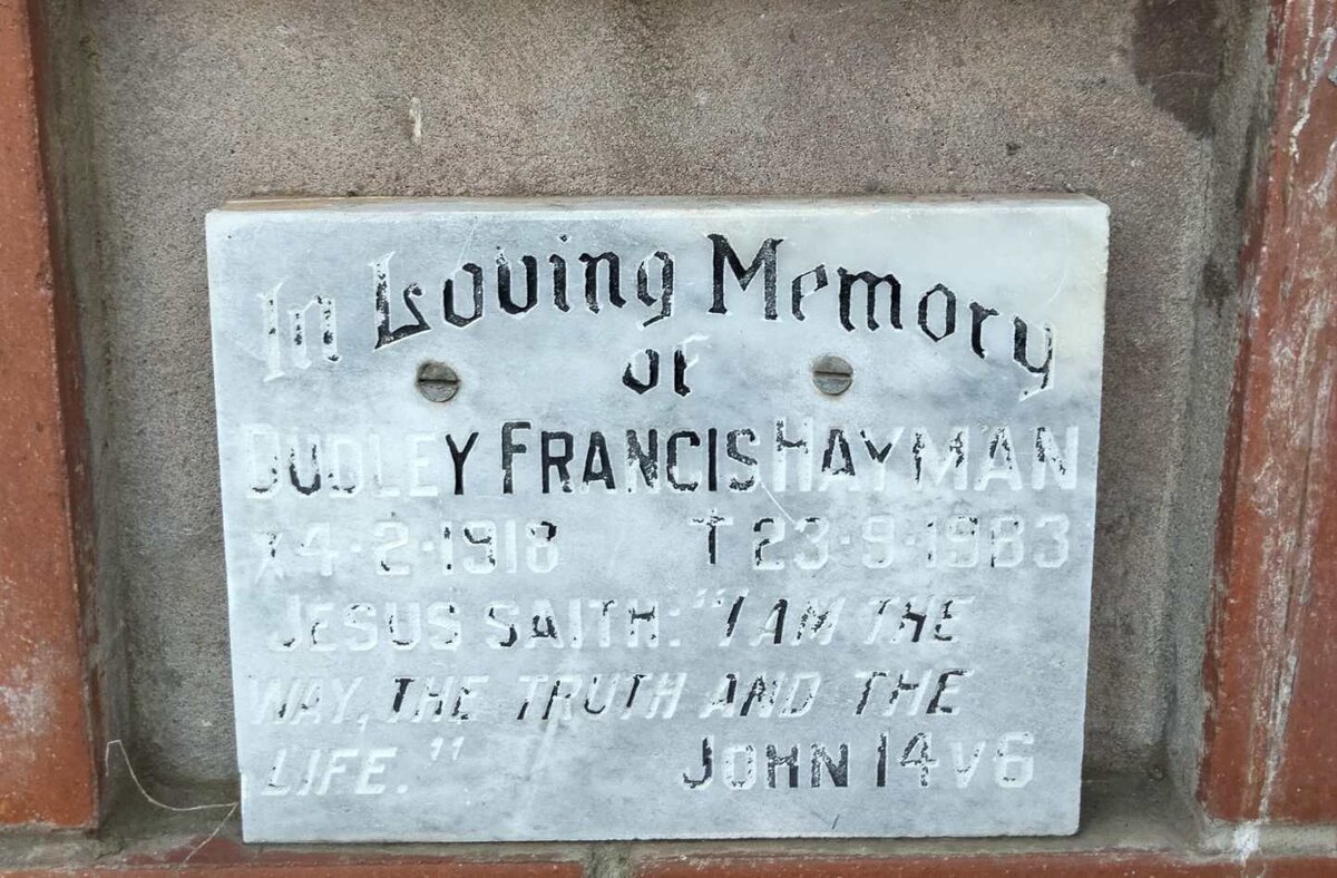 HAYMAN Dudley Francis 1918-1983