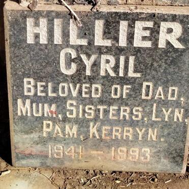 HILLIER Cyril 1941-1993