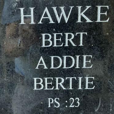 HAWKE Bert Addie
