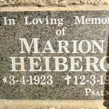 HEIBERG Marion 1923-1998