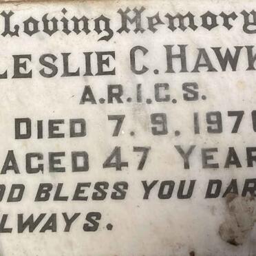 HAWKE Leslie C. -1970