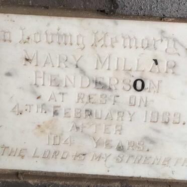 HENDERSON Mary Millar-1969