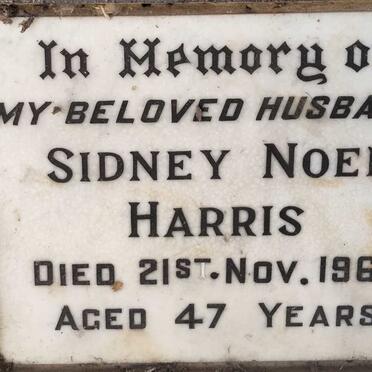HARRIS Sidney Noel -1968