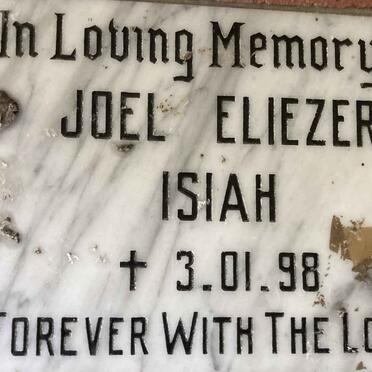 ISIAH Joel Eliezer -1998