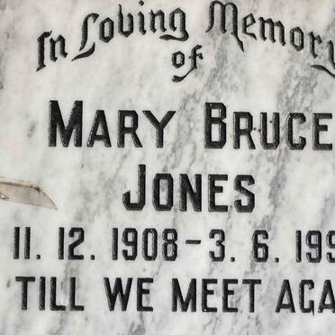 JONES Mary Bruce 1908-1994