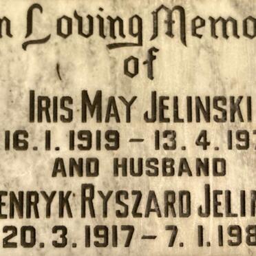 JELINSKI Henryk Ryszard 1917-1988 & Iris May 1919-1971