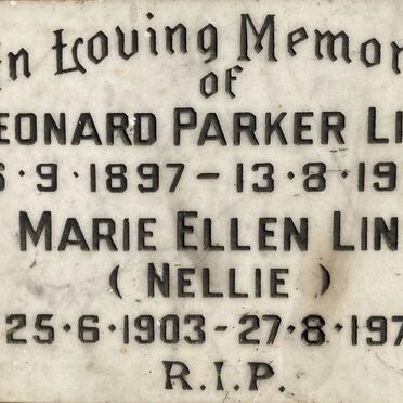 LINE Leonard Parker 1897-1972 & Marie Ellen 1903-1974