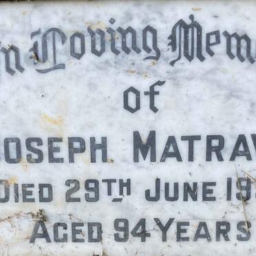 MATRAVES Joseph -1955