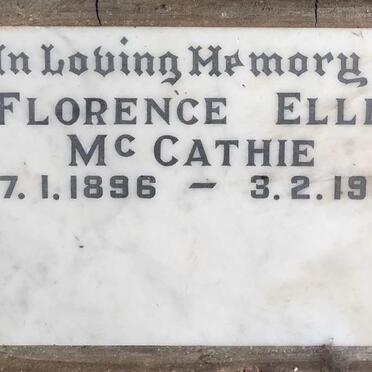 MCCATHIE Florence Ellen 1896-1967