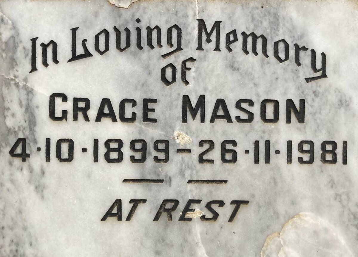 MASON Grace 1899-1981