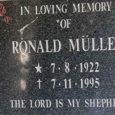 MULLER Ronald 1922-1995
