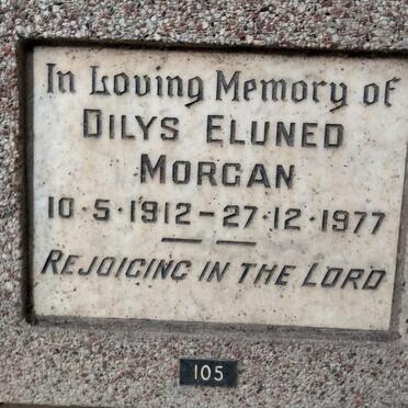 MORGAN Dilys Eluned 1912-1977