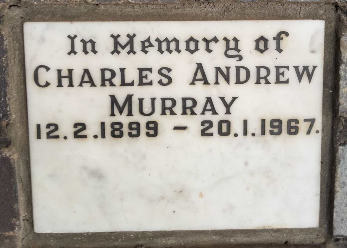 MURRAY Charles Andrew 1899-1967