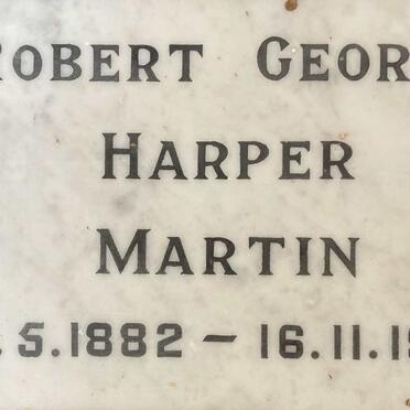 MARTIN Robert George Harper 1882-1966