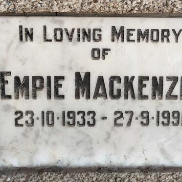 MACKENZIE Empie 1933-1991