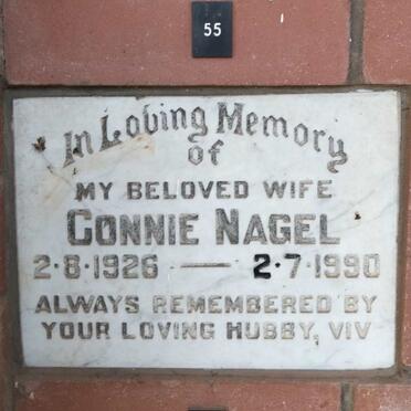 NAGEL Connie 1926-1990