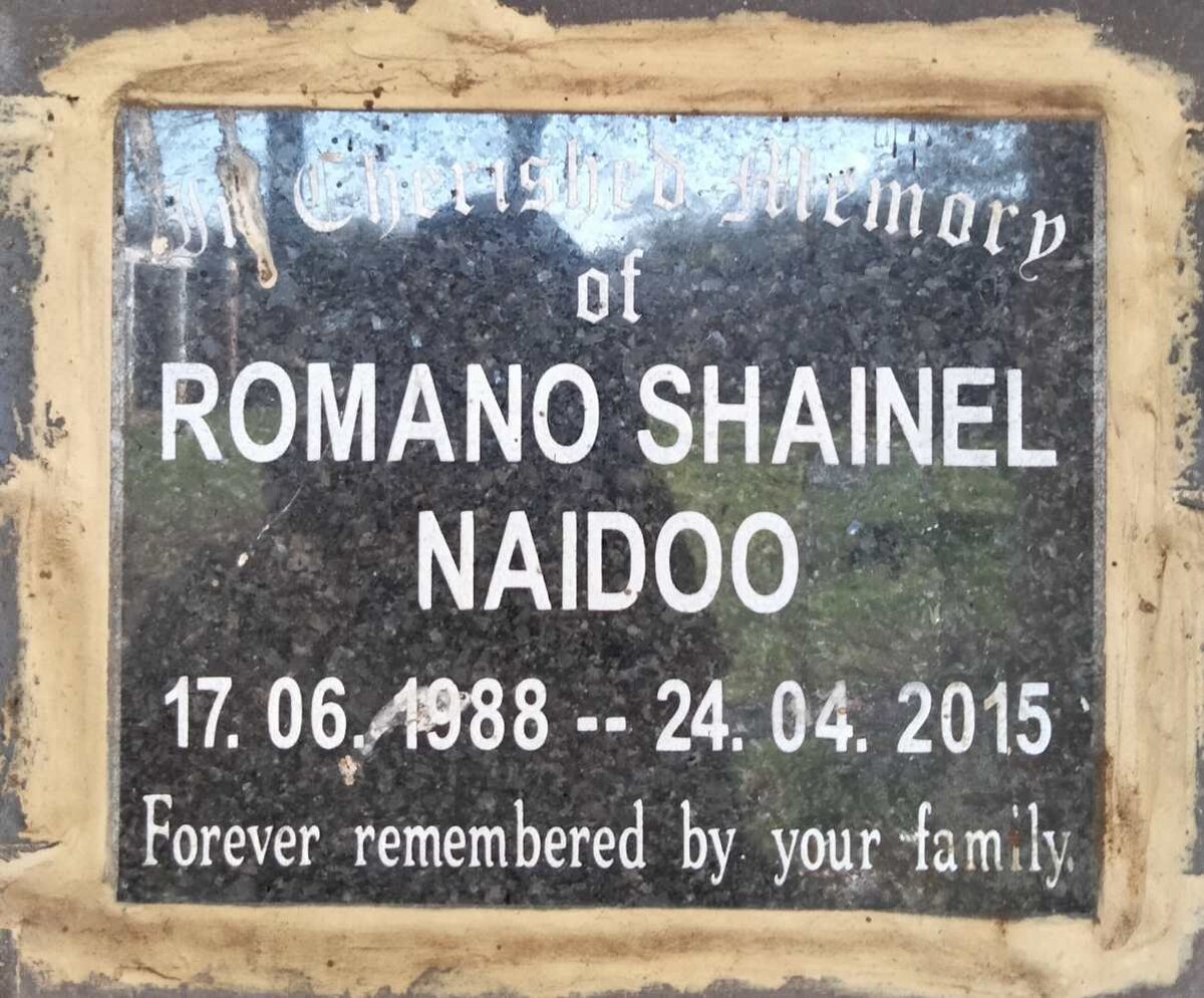 NAIDOO Romano Shainel 1988-2015