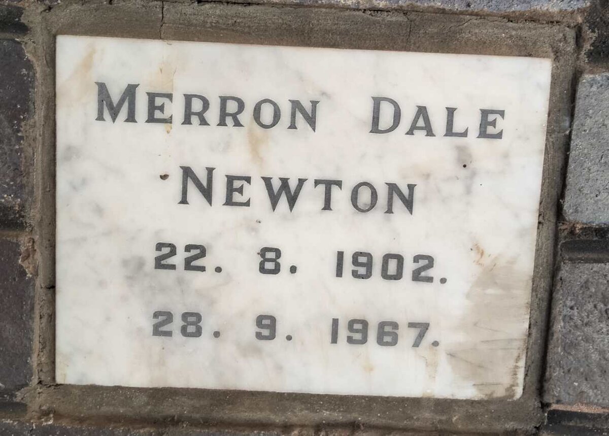 NEWTON Merron Dale 1902-1967