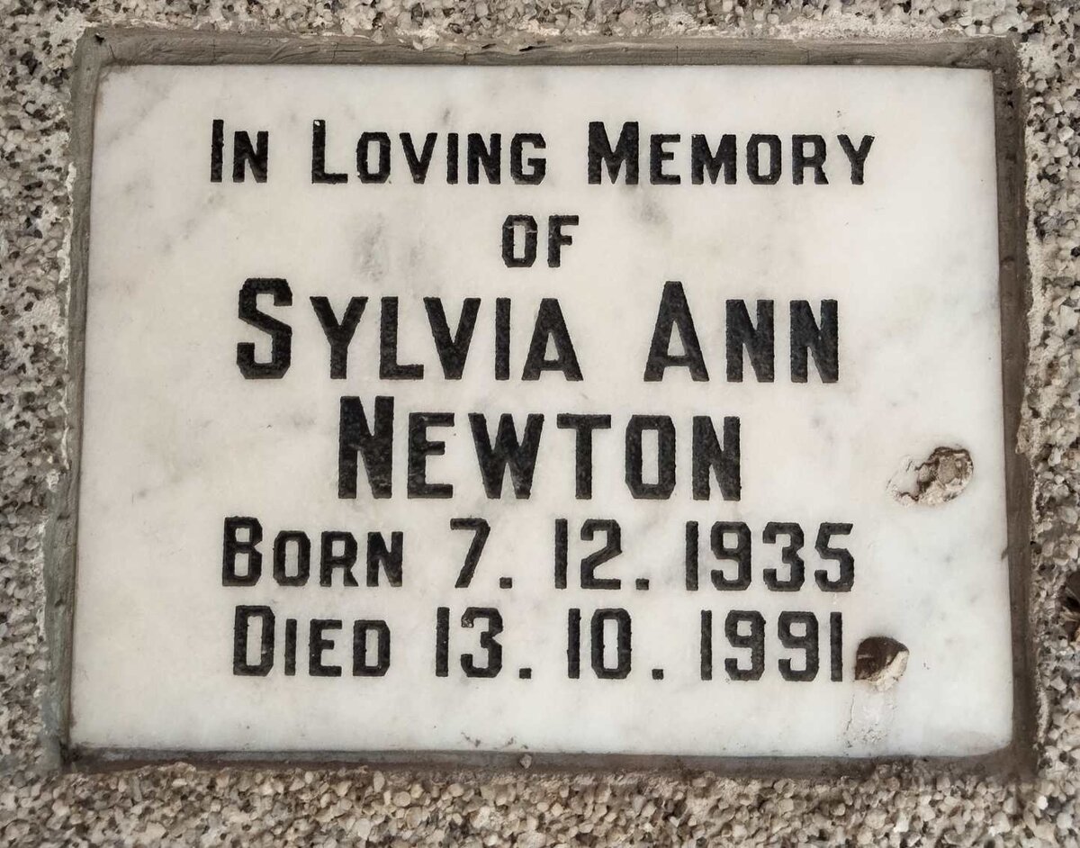 NEWTON Sylvia Ann 1935-1991