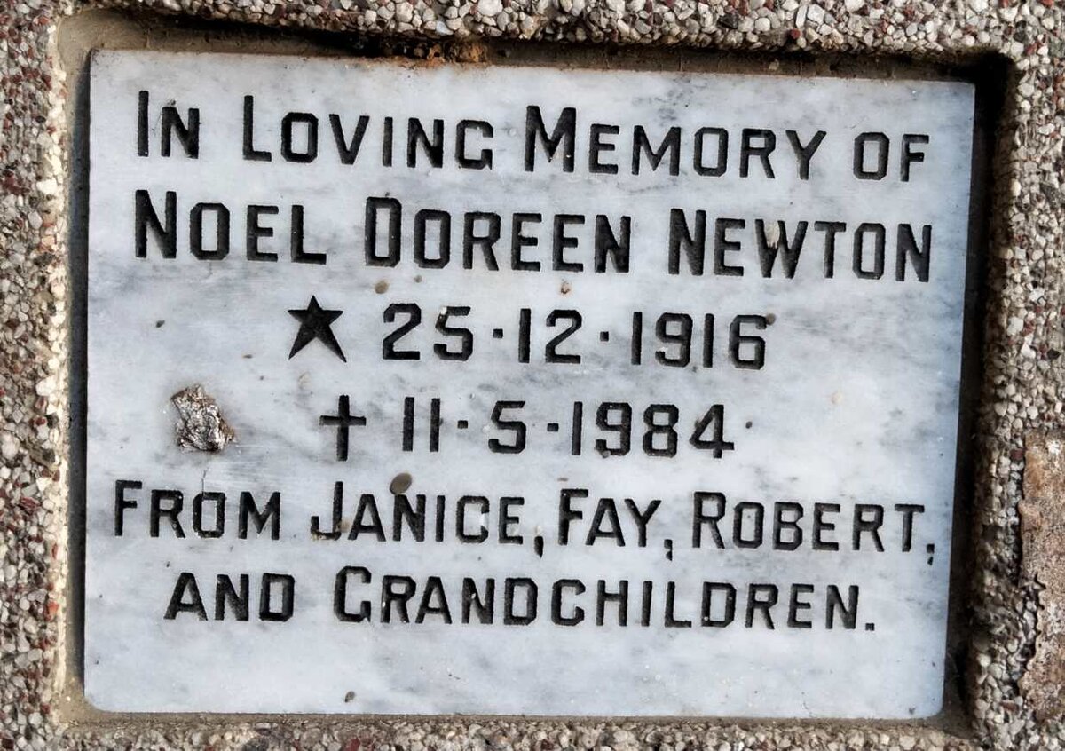 NEWTON Noel Doreen 1916-1984