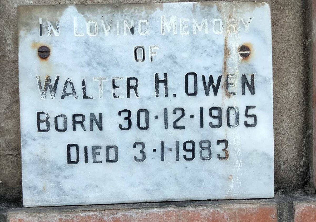 OWEN Walter H. 1905-1983