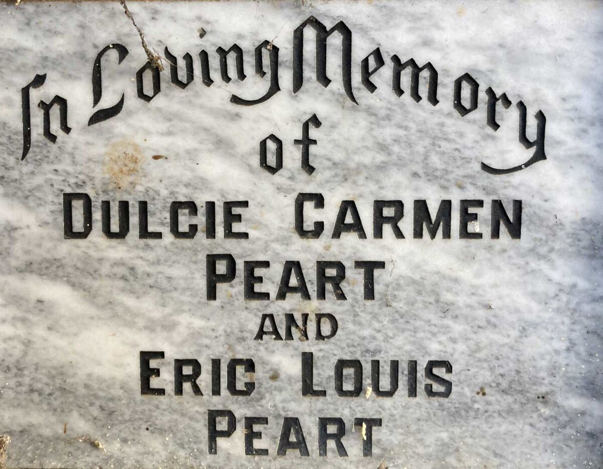 PEART Eric Louis & Dulcie Carmen