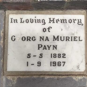 PAYN Georgina Muriel 1882-1967