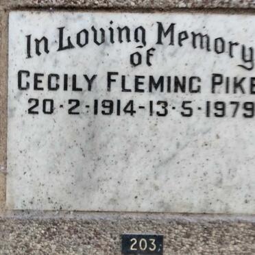 PIKE Cecily Fleming 1914-1979