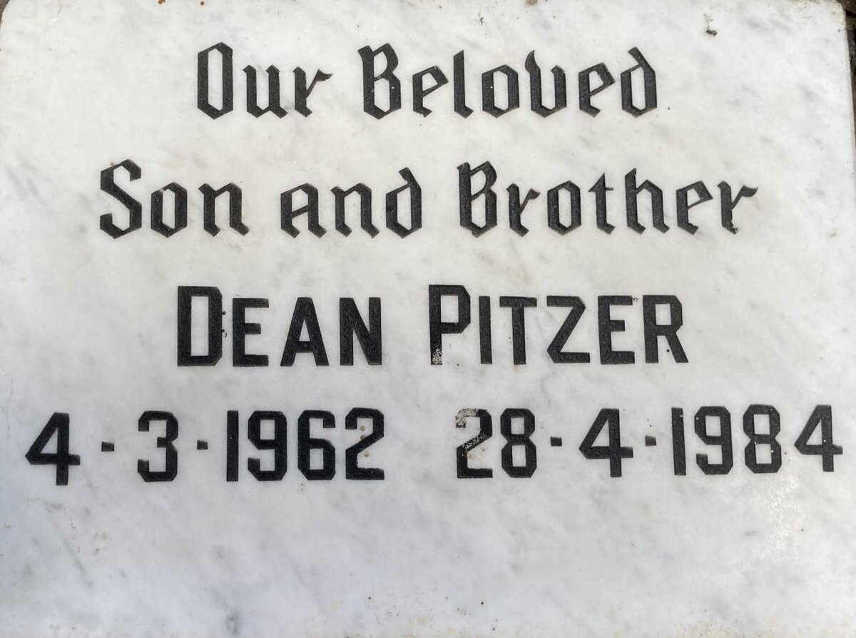 PITZER Dean 1962-1984