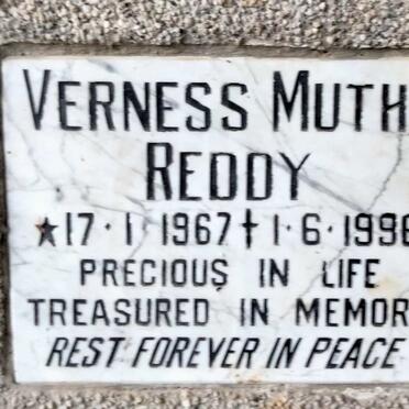 REDDY Verness Muthu 1967-1996