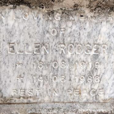 RODGER Ellen 1919-1988