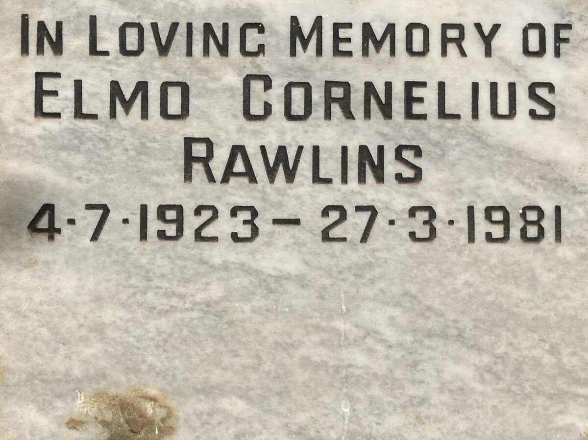 RAWLINS Elmo Cornelius 1923-1981
