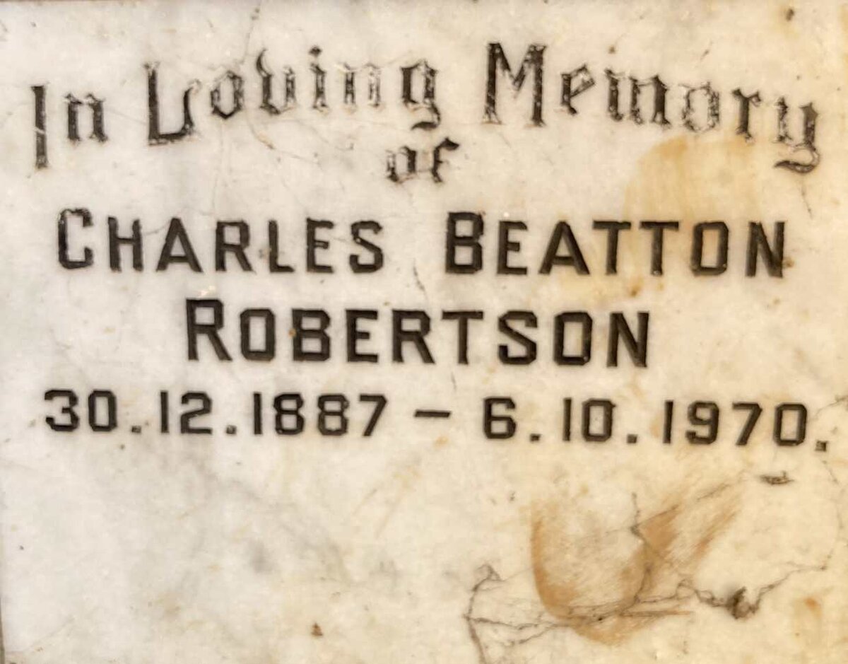 ROBERTSON Charles Beatton 1887-1970
