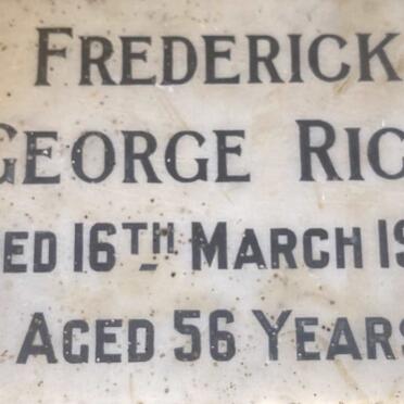 RICH Frederick George -1953