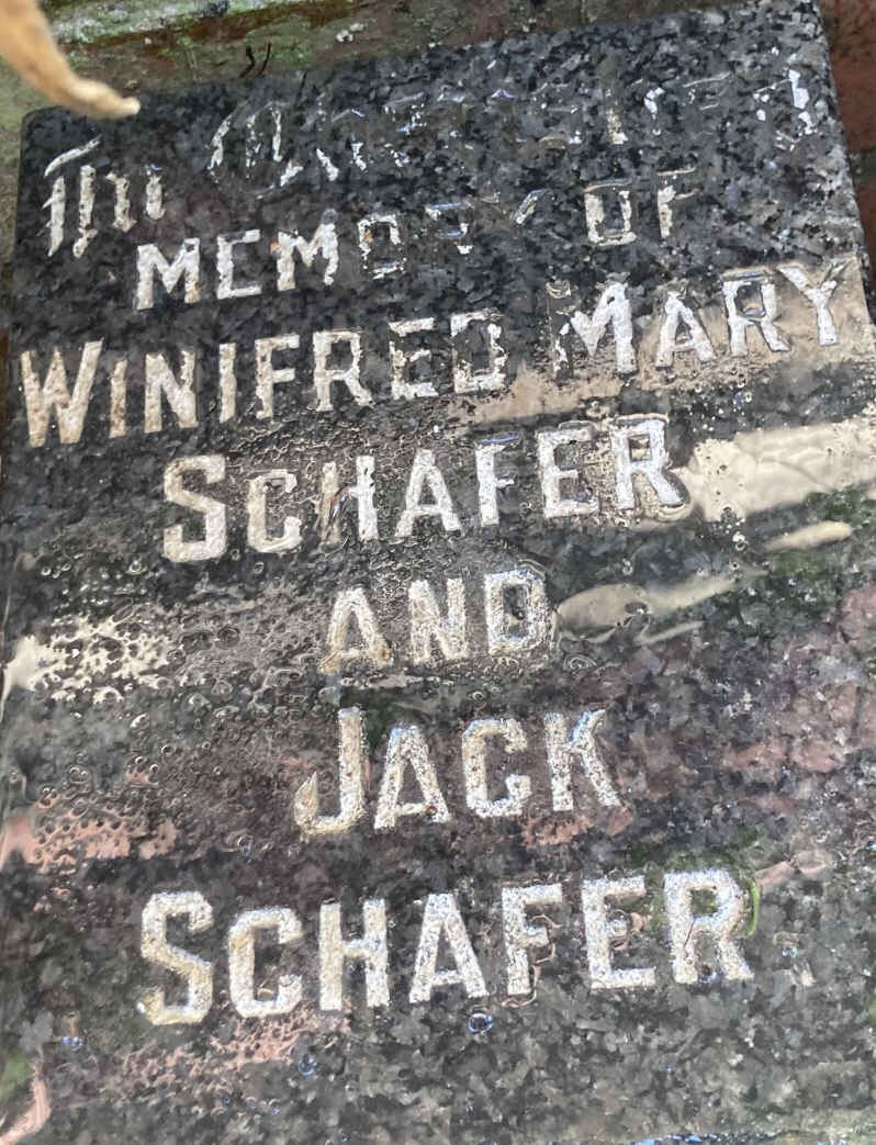 SCHAFER Jack & Winifred Mary