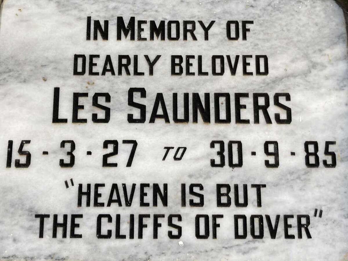 SAUNDERS Les 1927-1985