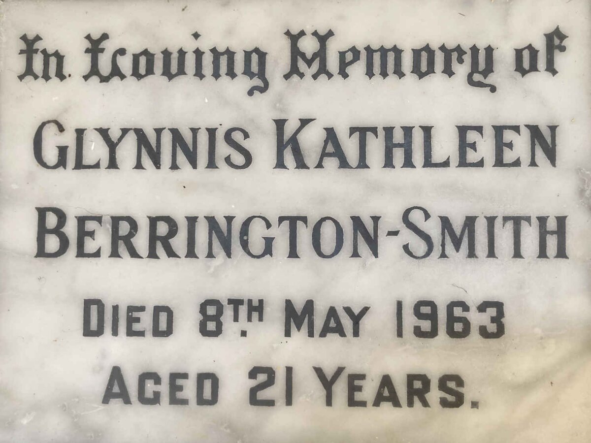 SMITH Glynnis Kathleen, BERRINGTON -1963