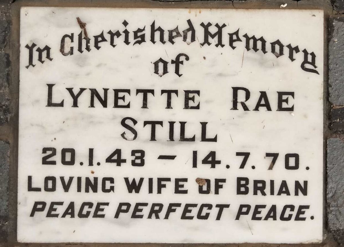 STILL Lynette Rae 1943-1970