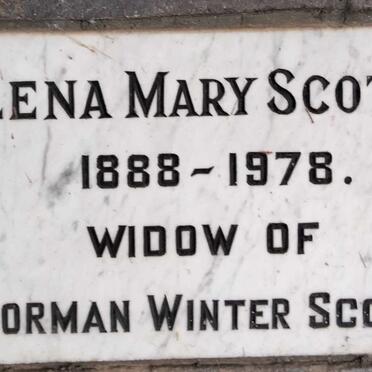 SCOTT Lena Mary 1888-1978