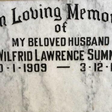 SUMNER Wilfrid Lawrence 1909-1985