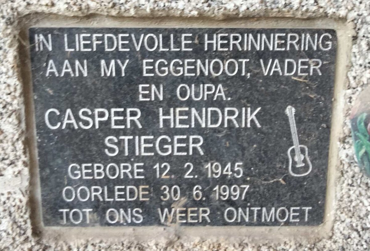 STIEGER Casper Hendrik 1945-1997