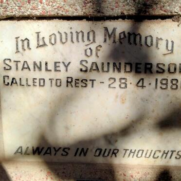 SAUNDERSON Stanley -1980