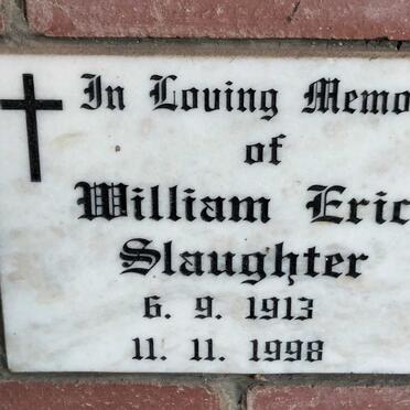 SLAUGHTER William Eric 1913-1998