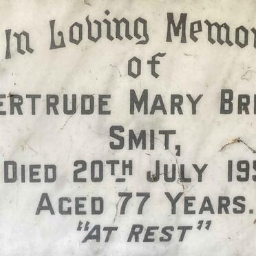 SMIT Gertrude Mary Briton -1957