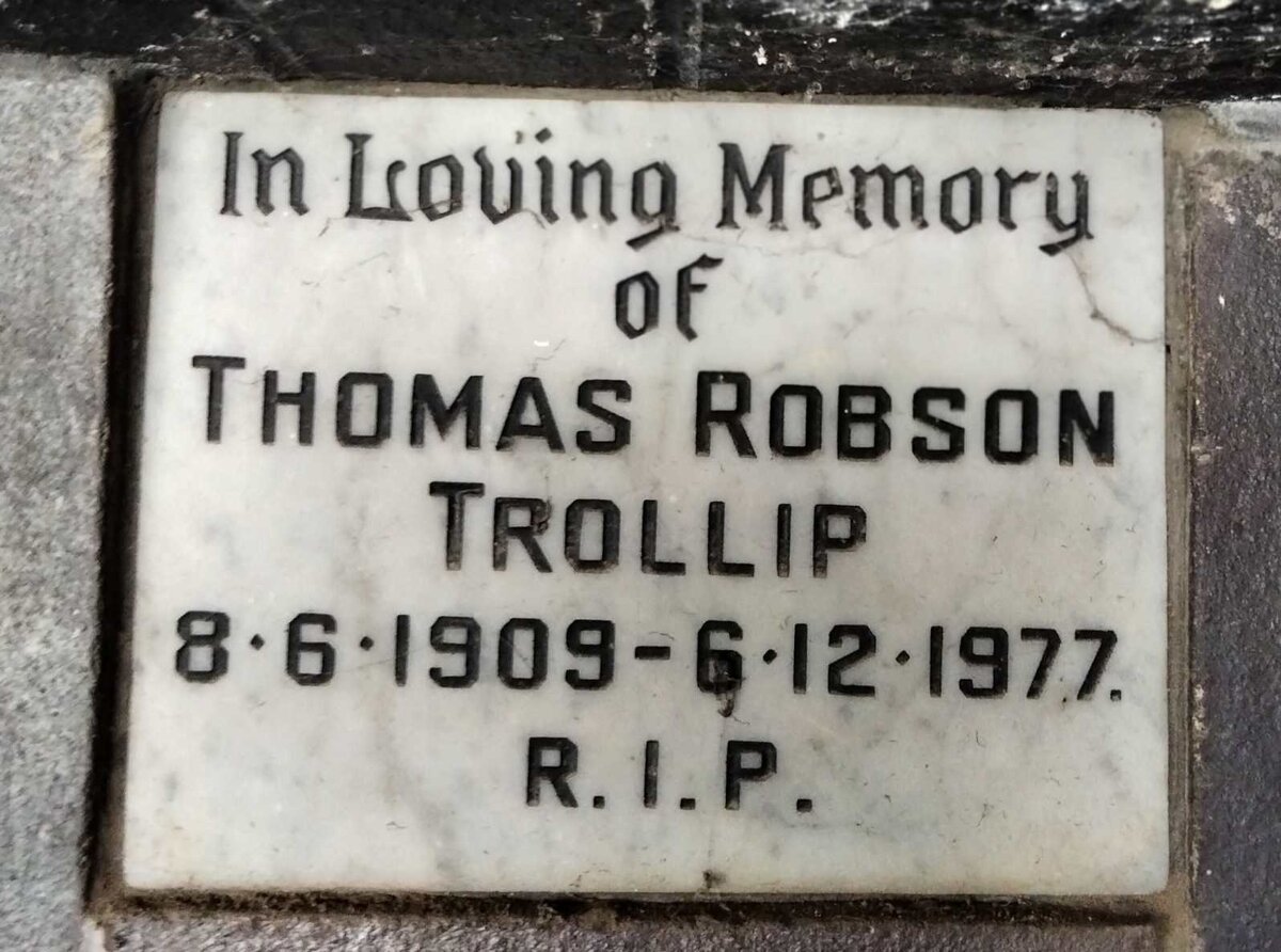 TROLLIP Thomas Robson 1909-1977