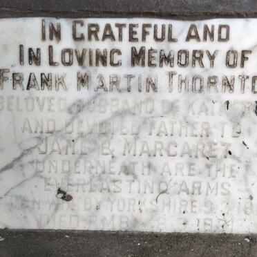 THORNTON Frank Martin 190?-1981