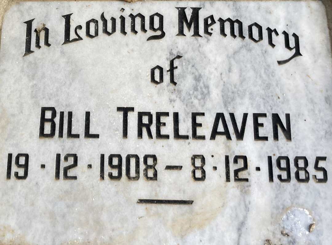 TRELEAVEN Bill 1908-1985